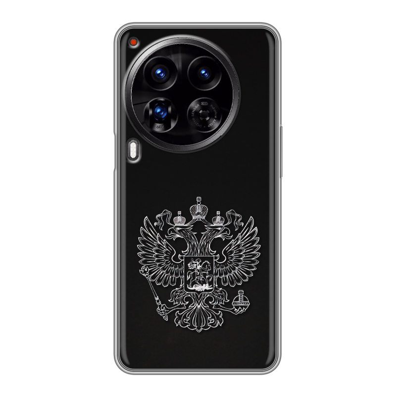 Силиконовый чехол на Tecno Camon 30 Premier 5G с принтом Герб России Силиконовый чехол на Tecno Camon 30 Premier 5G с принтом Герб России