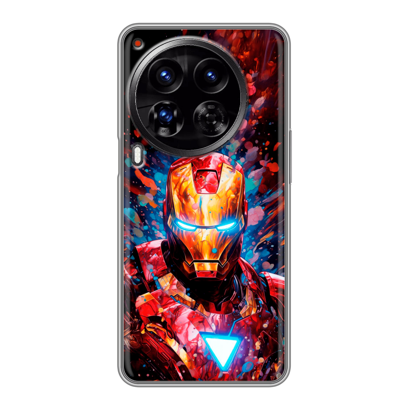 Силиконовый чехол на Tecno Camon 30 Premier 5G с принтом Железный человек Ironman Силиконовый чехол на Tecno Camon 30 Premier 5G с принтом Железный человек Ironman