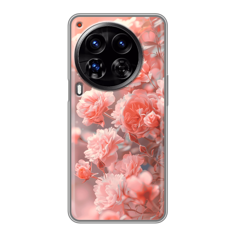 Силиконовый чехол на Tecno Camon 30 Premier 5G с принтом Розы цветы Силиконовый чехол на Tecno Camon 30 Premier 5G с принтом Розы цветы