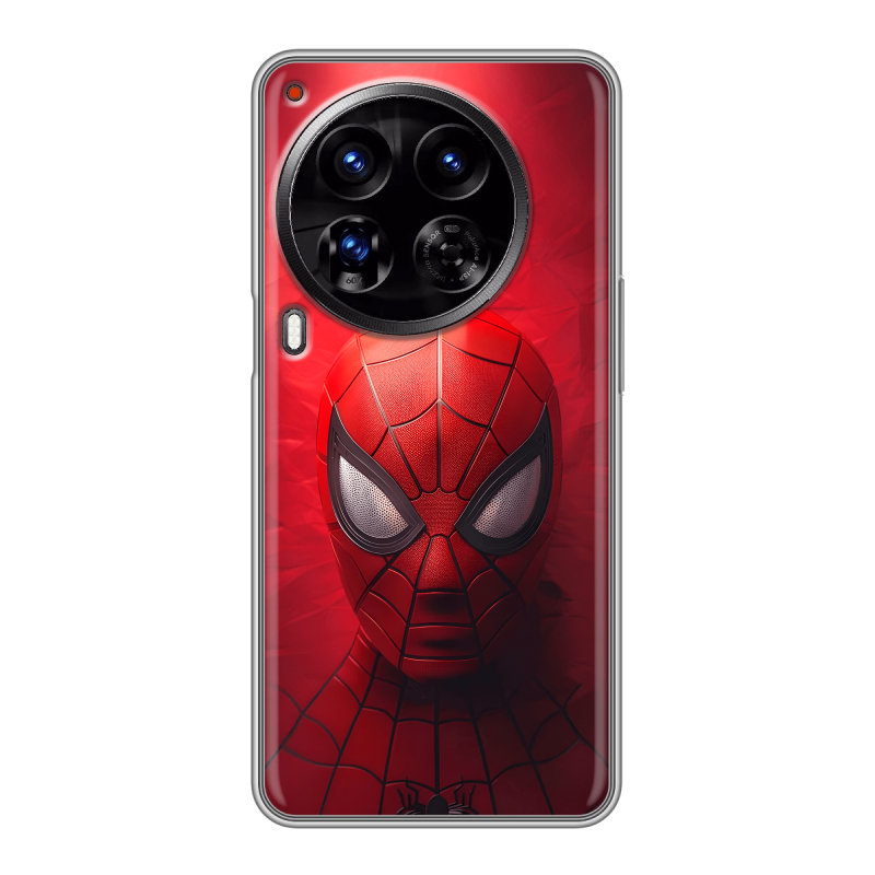 Силиконовый чехол на Tecno Camon 30 Premier 5G с принтом Spiderman Человек паук Силиконовый чехол на Tecno Camon 30 Premier 5G с принтом Spiderman Человек паук