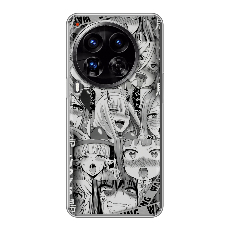 Силиконовый чехол на Tecno Camon 30 Premier 5G с принтом Ahegao Ахегао Аниме Силиконовый чехол на Tecno Camon 30 Premier 5G с принтом Ahegao Ахегао Аниме