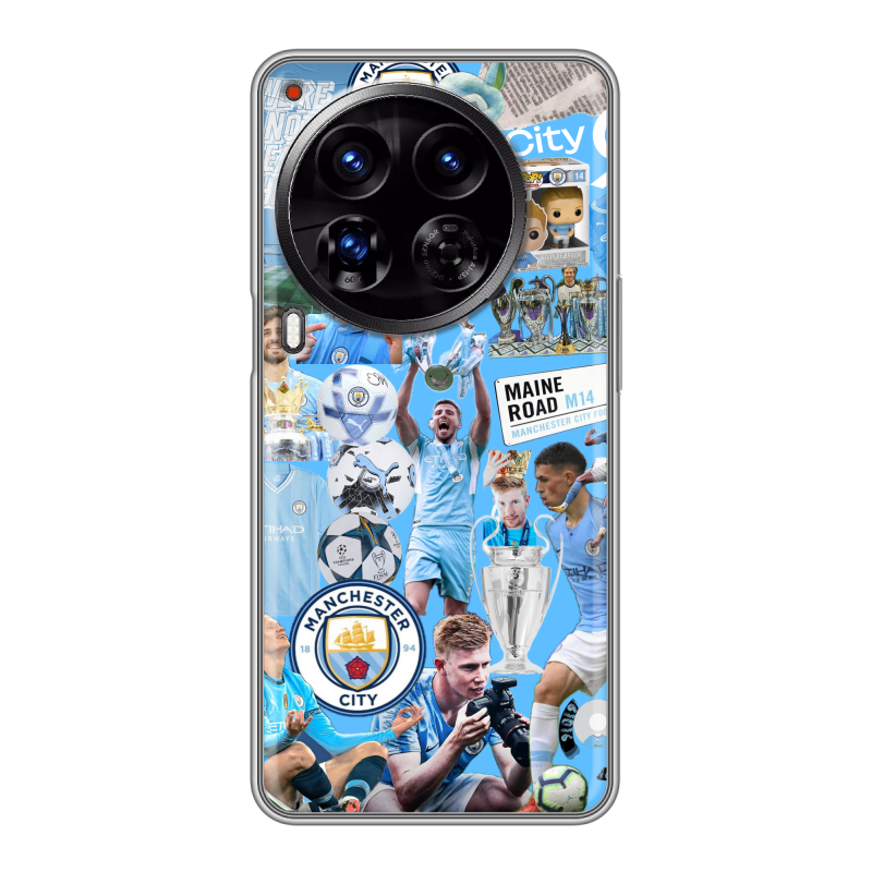 Силиконовый чехол на Tecno Camon 30 Premier 5G с принтом Man City Манчестер Сити Силиконовый чехол на Tecno Camon 30 Premier 5G с принтом Man City Манчестер Сити