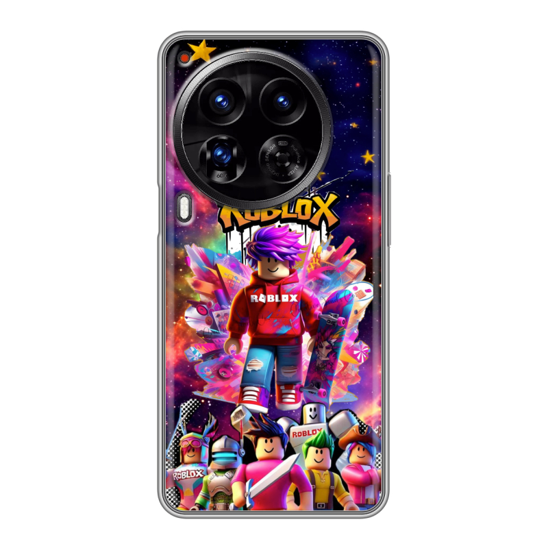 Силиконовый чехол на Tecno Camon 30 Premier 5G с принтом Roblox Роблокс Силиконовый чехол на Tecno Camon 30 Premier 5G с принтом Roblox Роблокс