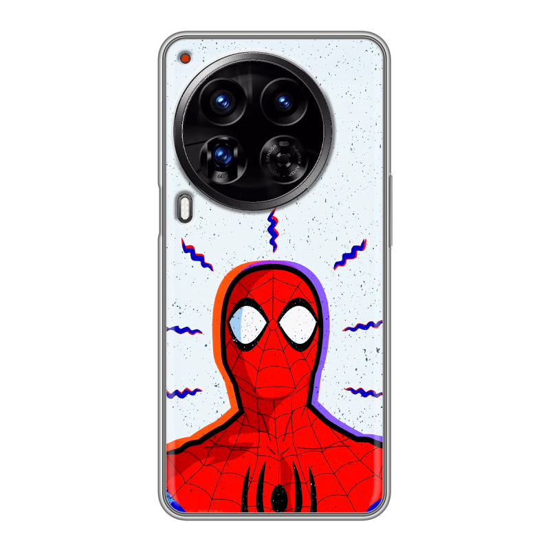 Силиконовый чехол на Tecno Camon 30 Premier 5G с принтом Spiderman Человек паук Силиконовый чехол на Tecno Camon 30 Premier 5G с принтом Spiderman Человек паук