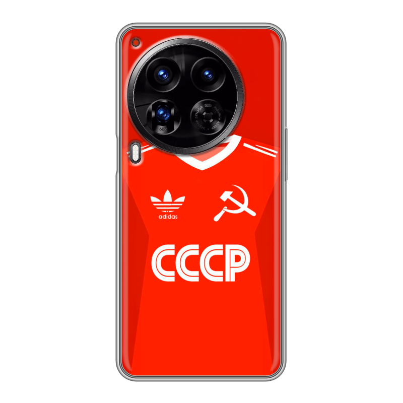 Силиконовый чехол на Tecno Camon 30 Premier 5G с принтом Флаг Герб СССР Силиконовый чехол на Tecno Camon 30 Premier 5G с принтом Флаг Герб СССР