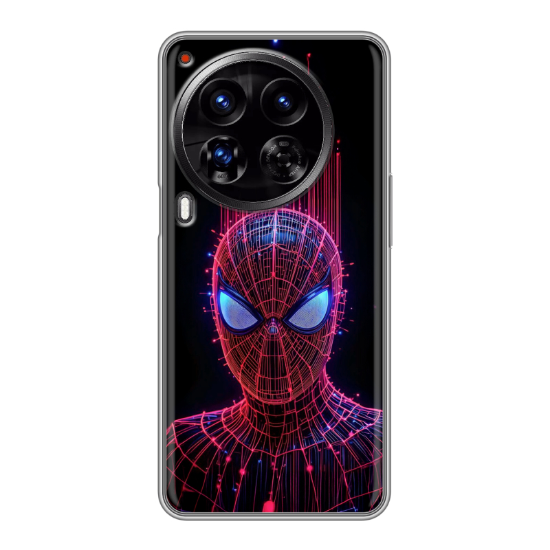 Силиконовый чехол на Tecno Camon 30 Premier 5G с принтом Spiderman Человек паук Силиконовый чехол на Tecno Camon 30 Premier 5G с принтом Spiderman Человек паук