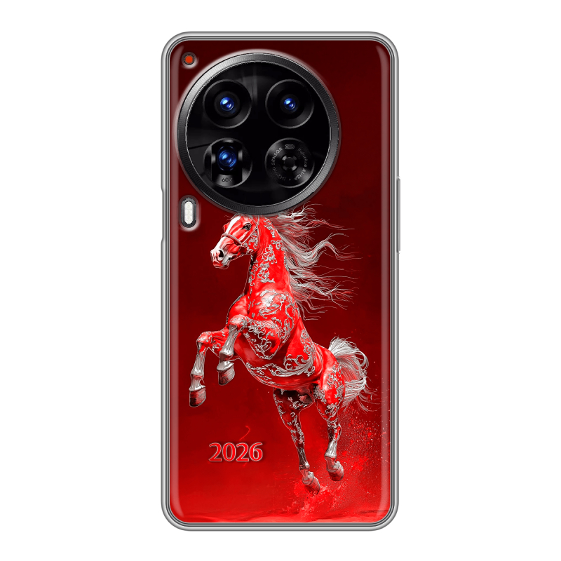 Силиконовый чехол на Tecno Camon 30 Premier 5G с принтом Новый год Силиконовый чехол на Tecno Camon 30 Premier 5G с принтом Новый год