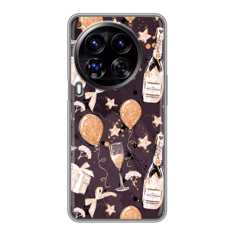 Силиконовый чехол на Tecno Camon 30 Premier 5G с принтом Новый год Силиконовый чехол на Tecno Camon 30 Premier 5G с принтом Новый год