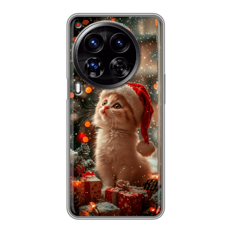 Силиконовый чехол на Tecno Camon 30 Premier 5G с принтом Новый год Силиконовый чехол на Tecno Camon 30 Premier 5G с принтом Новый год