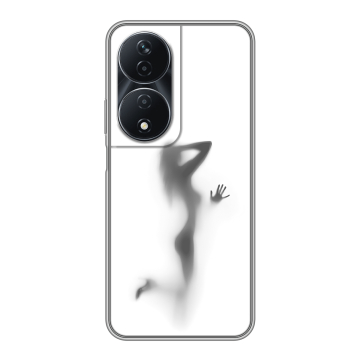 Силиконовый чехол на Honor 90 Smart с принтом Силуэт Силиконовый чехол на Honor 90 Smart с принтом Силуэт