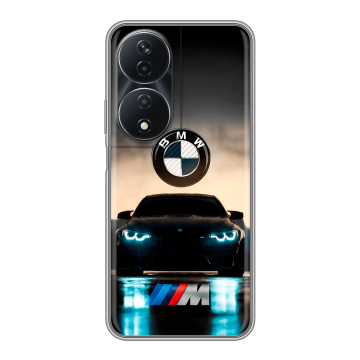 Силиконовый чехол на Honor 90 Smart с принтом БМВ BMW