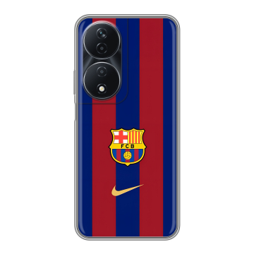 Силиконовый чехол на Honor 90 Smart с принтом Барселона Barcelona
