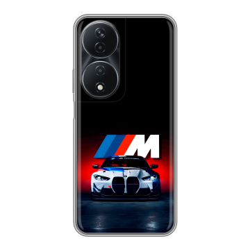 Силиконовый чехол на Honor 90 Smart с принтом БМВ BMW