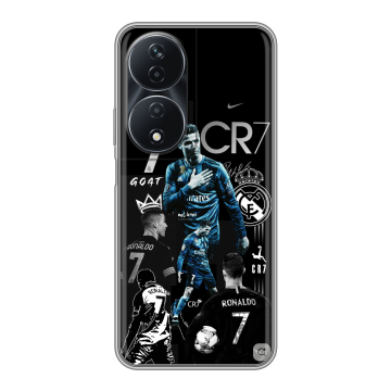 Силиконовый чехол на Honor 90 Smart с принтом Реал Роналдо Силиконовый чехол на Honor 90 Smart с принтом Реал Роналдо