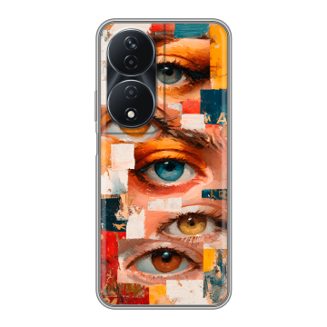 Силиконовый чехол на Honor 90 Smart с принтом Модный принт Силиконовый чехол на Honor 90 Smart с принтом Модный принт