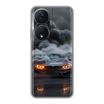 Силиконовый чехол на Honor 90 Smart с принтом BMW БМВ