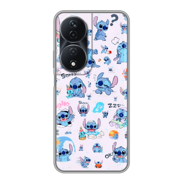 Силиконовый чехол на Honor 90 Smart с принтом Лило и Стич Силиконовый чехол на Honor 90 Smart с принтом Лило и Стич