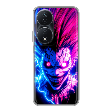 Силиконовый чехол на Honor 90 Smart с принтом Death note Тетрадь смерти