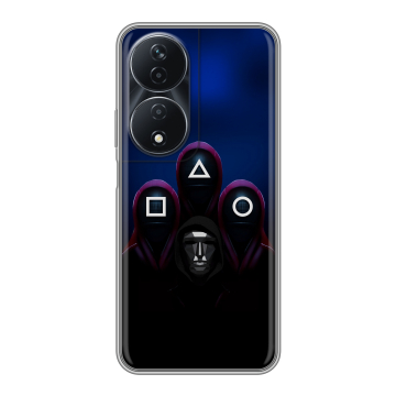 Силиконовый чехол на Honor 90 Smart с принтом Игра Кальмара Силиконовый чехол на Honor 90 Smart с принтом Игра Кальмара