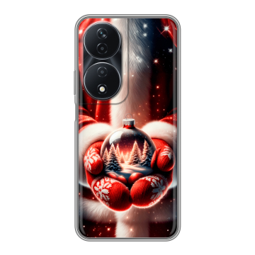 Силиконовый чехол на Honor 90 Smart с принтом Новый год Силиконовый чехол на Honor 90 Smart с принтом Новый год
