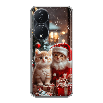 Силиконовый чехол на Honor 90 Smart с принтом Новый год Силиконовый чехол на Honor 90 Smart с принтом Новый год