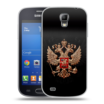 Пластиковый чехол на Samsung Galaxy S4 Active с принтом Герб России Пластиковый чехол на Samsung Galaxy S4 Active с принтом Герб России