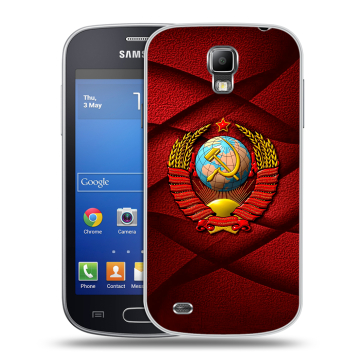 Пластиковый чехол на Samsung Galaxy S4 Active с принтом Герб СССР Пластиковый чехол на Samsung Galaxy S4 Active с принтом Герб СССР