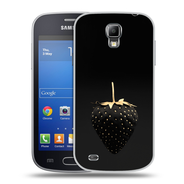 Пластиковый чехол на Samsung Galaxy S4 Active с принтом Черная клубника Пластиковый чехол на Samsung Galaxy S4 Active с принтом Черная клубника