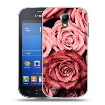 Пластиковый чехол на Samsung Galaxy S4 Active с принтом Цветы розы
