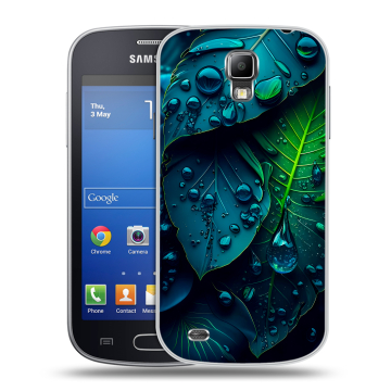 Пластиковый чехол на Samsung Galaxy S4 Active с принтом Листья Пластиковый чехол на Samsung Galaxy S4 Active с принтом Листья