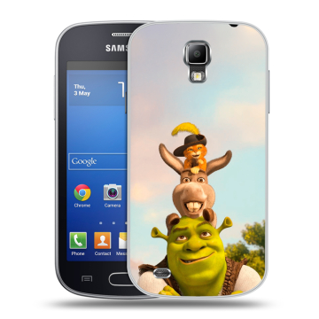 Пластиковый чехол на Samsung Galaxy S4 Active с принтом Шрек Shrek