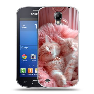 Пластиковый чехол на Samsung Galaxy S4 Active с принтом котята котики Пластиковый чехол на Samsung Galaxy S4 Active с принтом котята котики