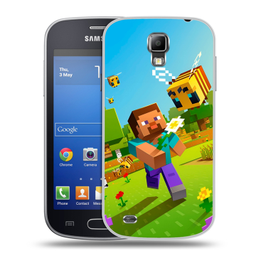 Пластиковый чехол на Samsung Galaxy S4 Active с принтом Майнкрафт Minecraft Пластиковый чехол на Samsung Galaxy S4 Active с принтом Майнкрафт Minecraft