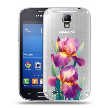 Пластиковый чехол на Samsung Galaxy S4 Active с принтом Цветы орхидеи