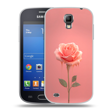 Пластиковый чехол на Samsung Galaxy S4 Active с принтом Розовая роза