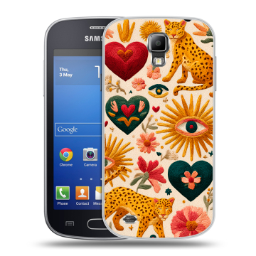 Пластиковый чехол на Samsung Galaxy S4 Active с принтом Модный принт