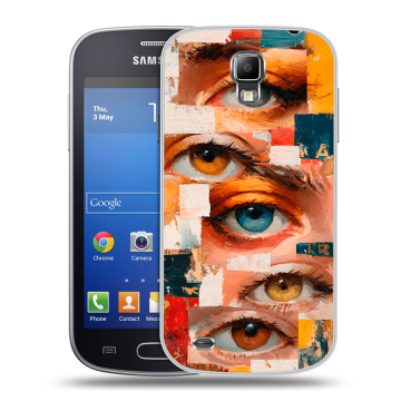 Пластиковый чехол на Samsung Galaxy S4 Active с принтом Модный принт