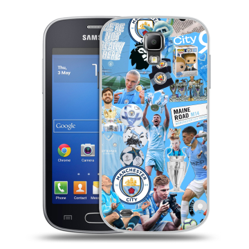 Пластиковый чехол на Samsung Galaxy S4 Active с принтом Man City Манчестер Сити Пластиковый чехол на Samsung Galaxy S4 Active с принтом Man City Манчестер Сити