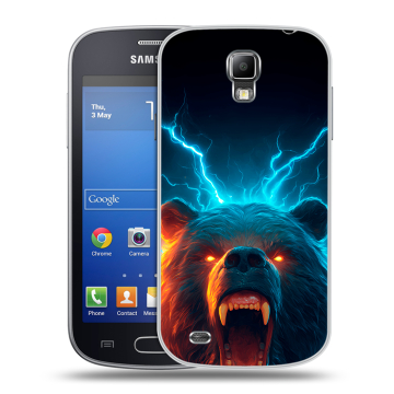 Пластиковый чехол на Samsung Galaxy S4 Active с принтом Медведь Пластиковый чехол на Samsung Galaxy S4 Active с принтом Медведь