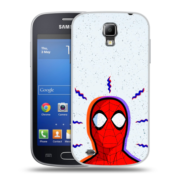 Пластиковый чехол на Samsung Galaxy S4 Active с принтом Spiderman Человек паук Пластиковый чехол на Samsung Galaxy S4 Active с принтом Spiderman Человек паук