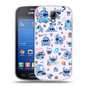 Пластиковый чехол на Samsung Galaxy S4 Active с принтом Лило и Стич Пластиковый чехол на Samsung Galaxy S4 Active с принтом Лило и Стич