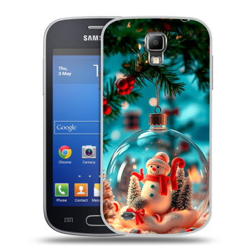 Пластиковый чехол на Samsung Galaxy S4 Active с принтом Новый год Пластиковый чехол на Samsung Galaxy S4 Active с принтом Новый год