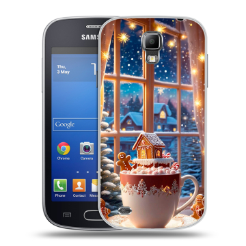 Пластиковый чехол на Samsung Galaxy S4 Active с принтом Новый год Пластиковый чехол на Samsung Galaxy S4 Active с принтом Новый год