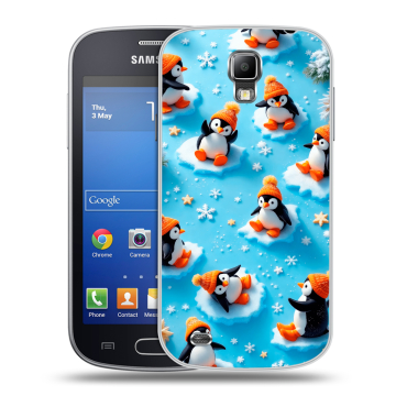 Пластиковый чехол на Samsung Galaxy S4 Active с принтом Новый год Пластиковый чехол на Samsung Galaxy S4 Active с принтом Новый год