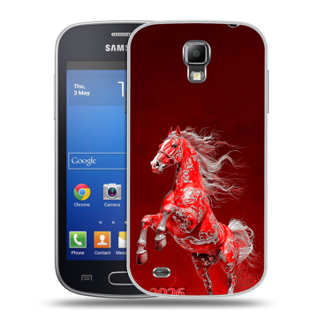 Пластиковый чехол на Samsung Galaxy S4 Active с принтом Новый год Пластиковый чехол на Samsung Galaxy S4 Active с принтом Новый год