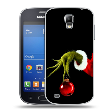 Пластиковый чехол на Samsung Galaxy S4 Active с принтом Новый год Гринч Пластиковый чехол на Samsung Galaxy S4 Active с принтом Новый год Гринч