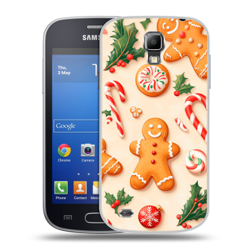 Пластиковый чехол на Samsung Galaxy S4 Active с принтом Новый год Пластиковый чехол на Samsung Galaxy S4 Active с принтом Новый год
