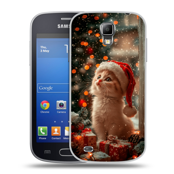 Пластиковый чехол на Samsung Galaxy S4 Active с принтом Новый год Пластиковый чехол на Samsung Galaxy S4 Active с принтом Новый год