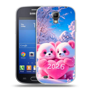 Пластиковый чехол на Samsung Galaxy S4 Active с принтом Новый год Пластиковый чехол на Samsung Galaxy S4 Active с принтом Новый год