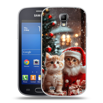 Пластиковый чехол на Samsung Galaxy S4 Active с принтом Новый год Пластиковый чехол на Samsung Galaxy S4 Active с принтом Новый год